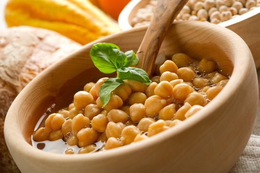Vegan chickpeas dish