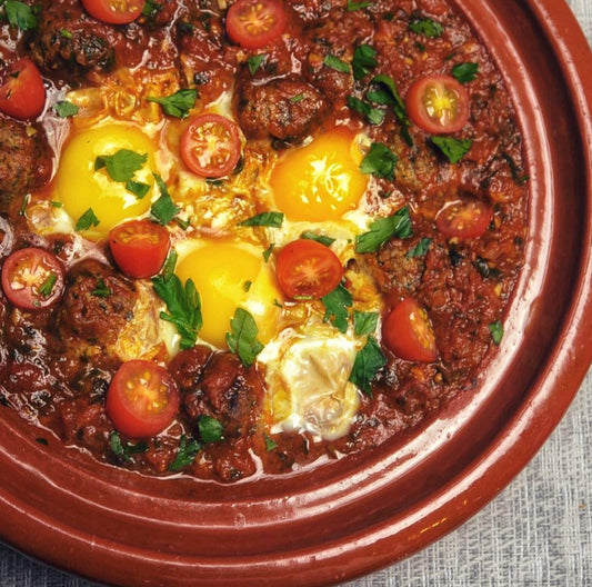 Moroccan Meatball Tagine (Mkaoura) – Shakshuka