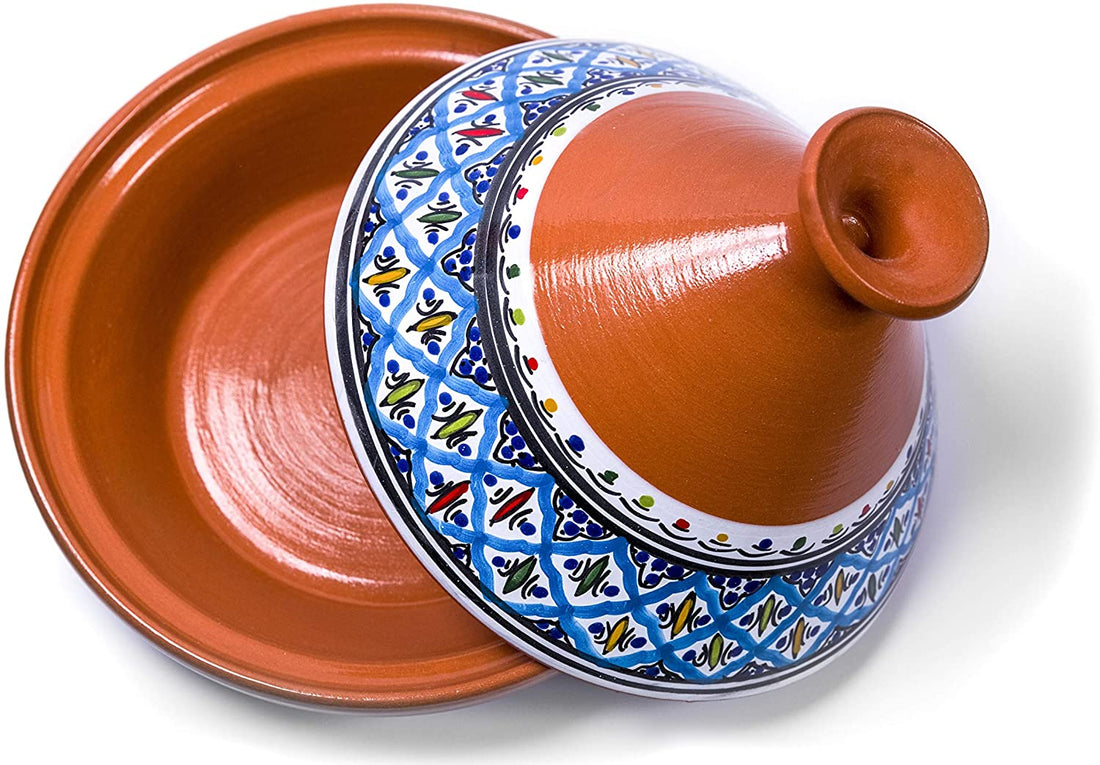 Tagine pot with decoration